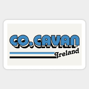 County Cavan / Retro Style Irish County Design Sticker